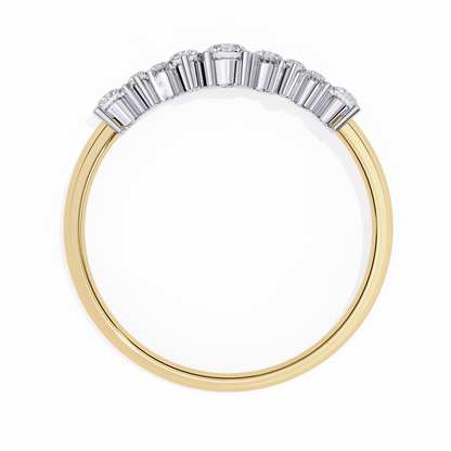 Yellow Gold / Moissanite, Yellow Gold / Lab Grown