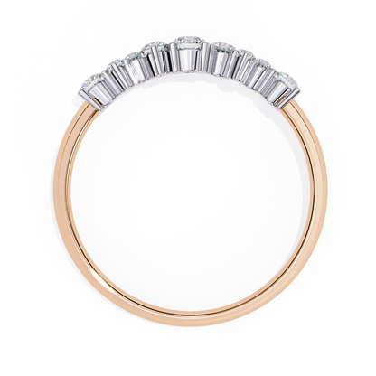 Rose Gold / Moissanite, Rose Gold / Lab Grown