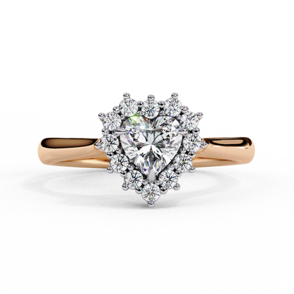 Rose Gold / Moissanite, Rose Gold / Lab Grown