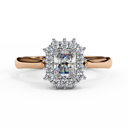 Rose Gold / Moissanite, Rose Gold / Lab Grown