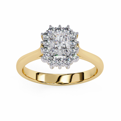 Yellow Gold / Moissanite, Yellow Gold / Lab Grown