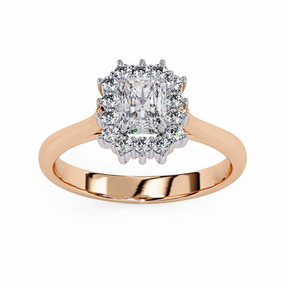 Rose Gold / Moissanite, Rose Gold / Lab Grown