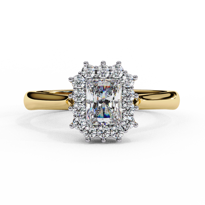 Yellow Gold / Moissanite, Yellow Gold / Lab Grown
