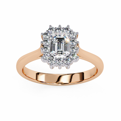 Rose Gold / Moissanite, Rose Gold / Lab Grown