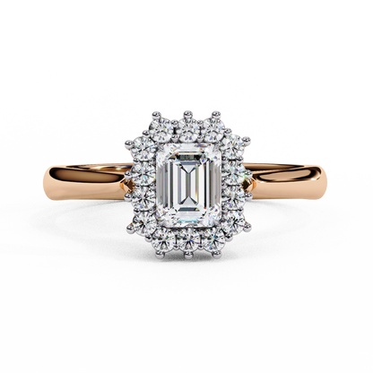 Rose Gold / Moissanite, Rose Gold / Lab Grown