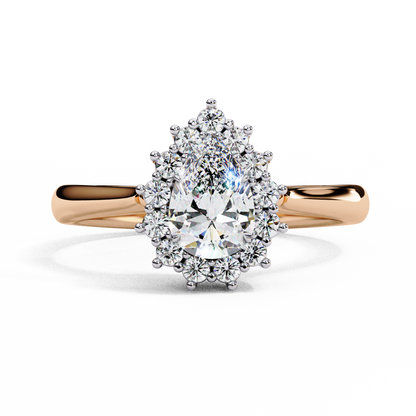 Rose Gold / Moissanite, Rose Gold / Lab Grown