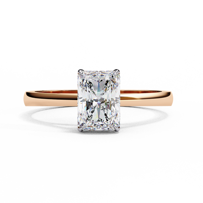 Rose Gold / Moissanite, Rose Gold / Lab Grown