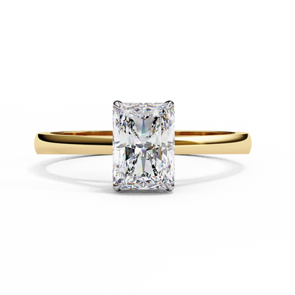 Yellow Gold / Moissanite, Yellow Gold / Lab Grown