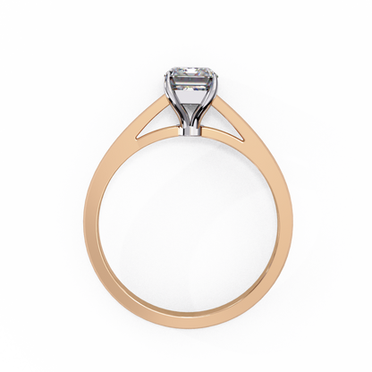 Rose Gold / Moissanite, Rose Gold / Lab Grown