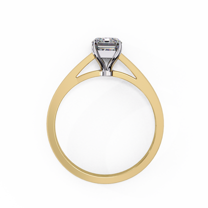 Yellow Gold / Moissanite, Yellow Gold / Lab Grown