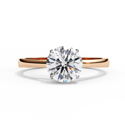 Rose Gold / Moissanite, Rose Gold / Lab Grown