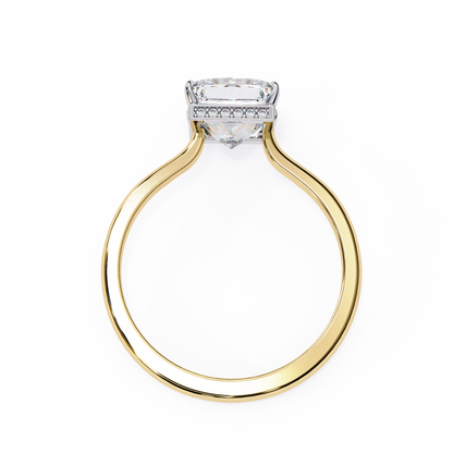 Yellow Gold / Moissanite, Yellow Gold / Lab Grown
