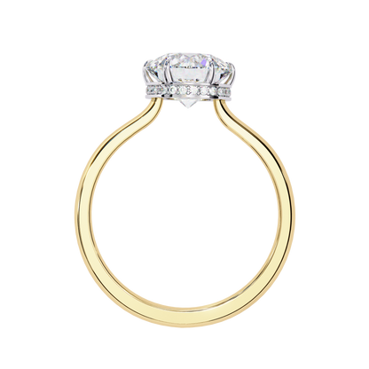 Yellow Gold / Moissanite, Yellow Gold / Lab Grown