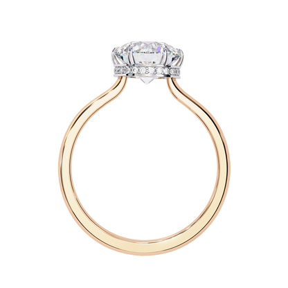 Rose Gold / Moissanite, Rose Gold / Lab Grown
