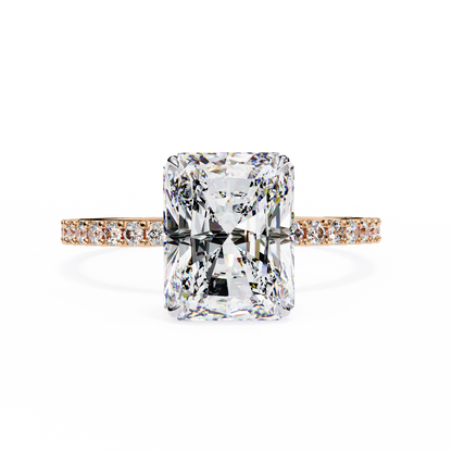 Rose Gold / Moissanite, Rose Gold / Lab Grown