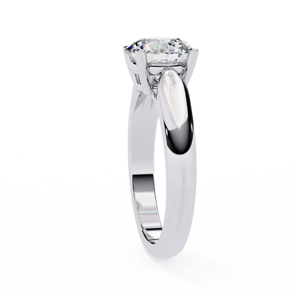 White Gold / Moissanite, White Gold / Lab Grown, 925 Silver / Moissanite, 925 Silver / Lab Grown