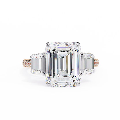 Rose Gold / Moissanite, Rose Gold / Lab Grown