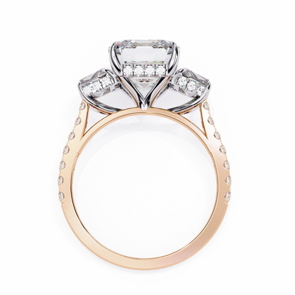 Rose Gold / Moissanite, Rose Gold / Lab Grown