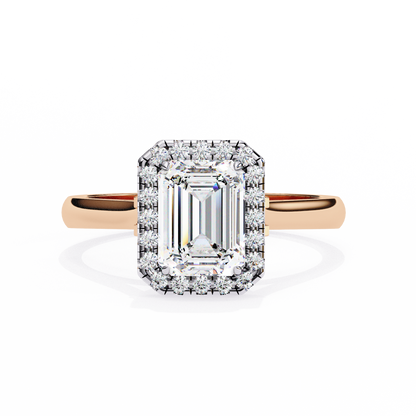 Rose Gold / Moissanite, Rose Gold / Lab Grown
