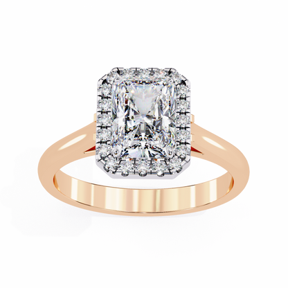 Rose Gold / Moissanite, Rose Gold / Lab Grown