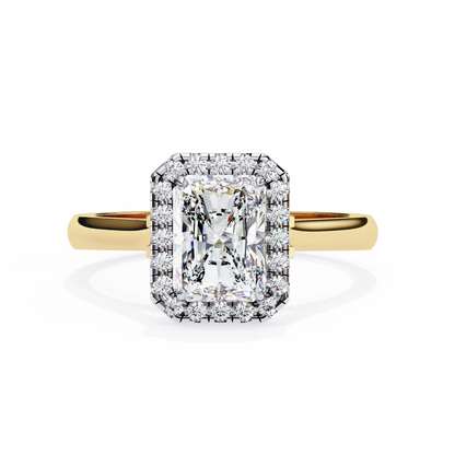 Yellow Gold / Moissanite, Yellow Gold / Lab Grown