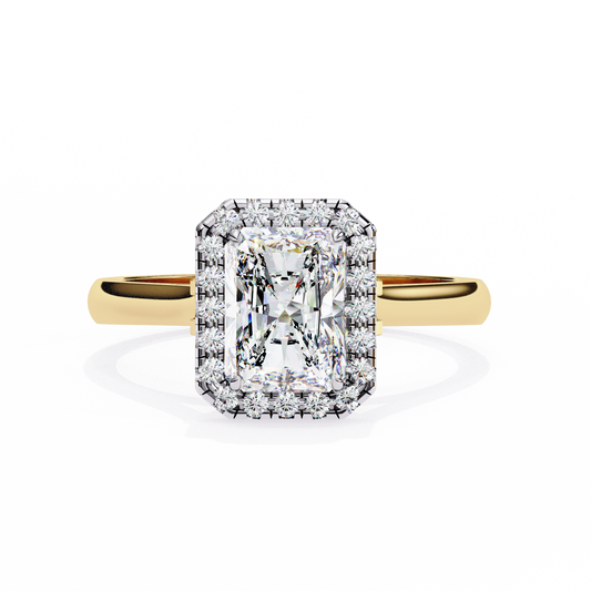 Yellow Gold / Moissanite, Yellow Gold / Lab Grown