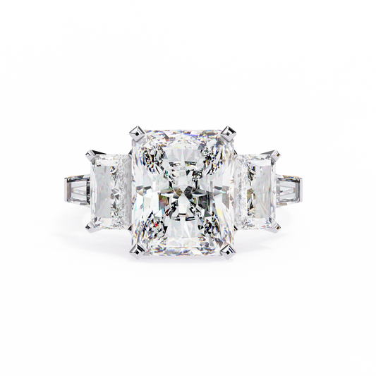 Yellow Gold / Moissanite, Yellow Gold / Lab Grown