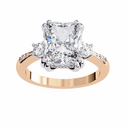 Rose Gold / Moissanite, Rose Gold / Lab Grown