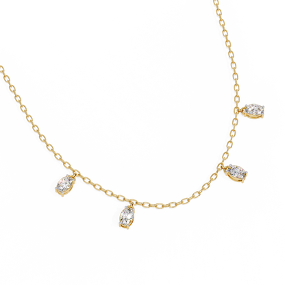 Yellow Gold / Moissanite, Yellow Gold / Lab Grown