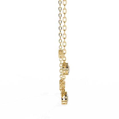 Yellow Gold / Moissanite, Yellow Gold / Lab Grown