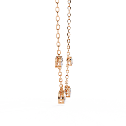 Rose Gold / Moissanite, Rose Gold / Lab Grown