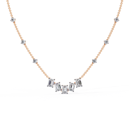Rose Gold / Moissanite, Rose Gold / Lab Grown