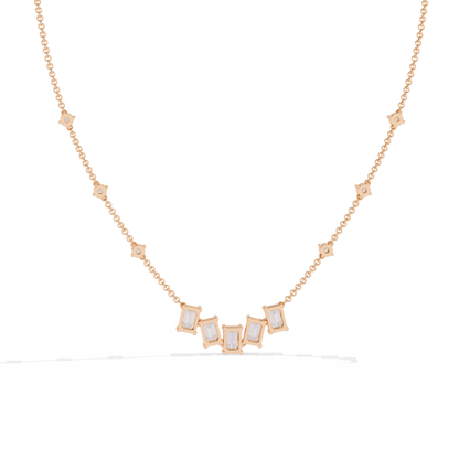 Rose Gold / Moissanite, Rose Gold / Lab Grown