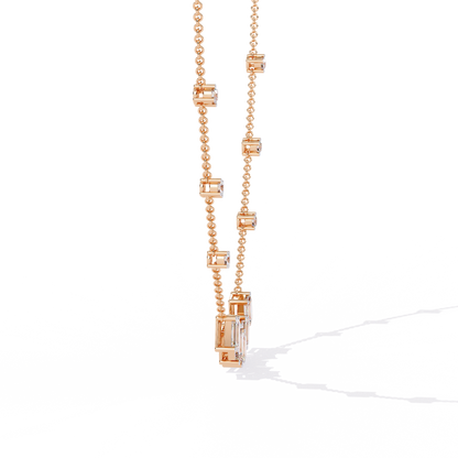 Rose Gold / Moissanite, Rose Gold / Lab Grown