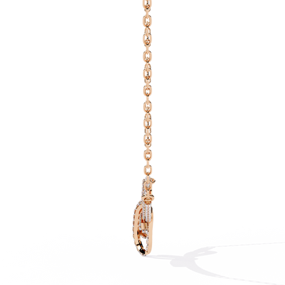 Rose Gold / Moissanite, Rose Gold / Lab Grown