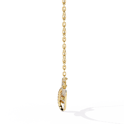 Yellow Gold / Moissanite, Yellow Gold / Lab Grown