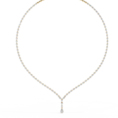 Yellow Gold / Moissanite, Yellow Gold / Lab Grown