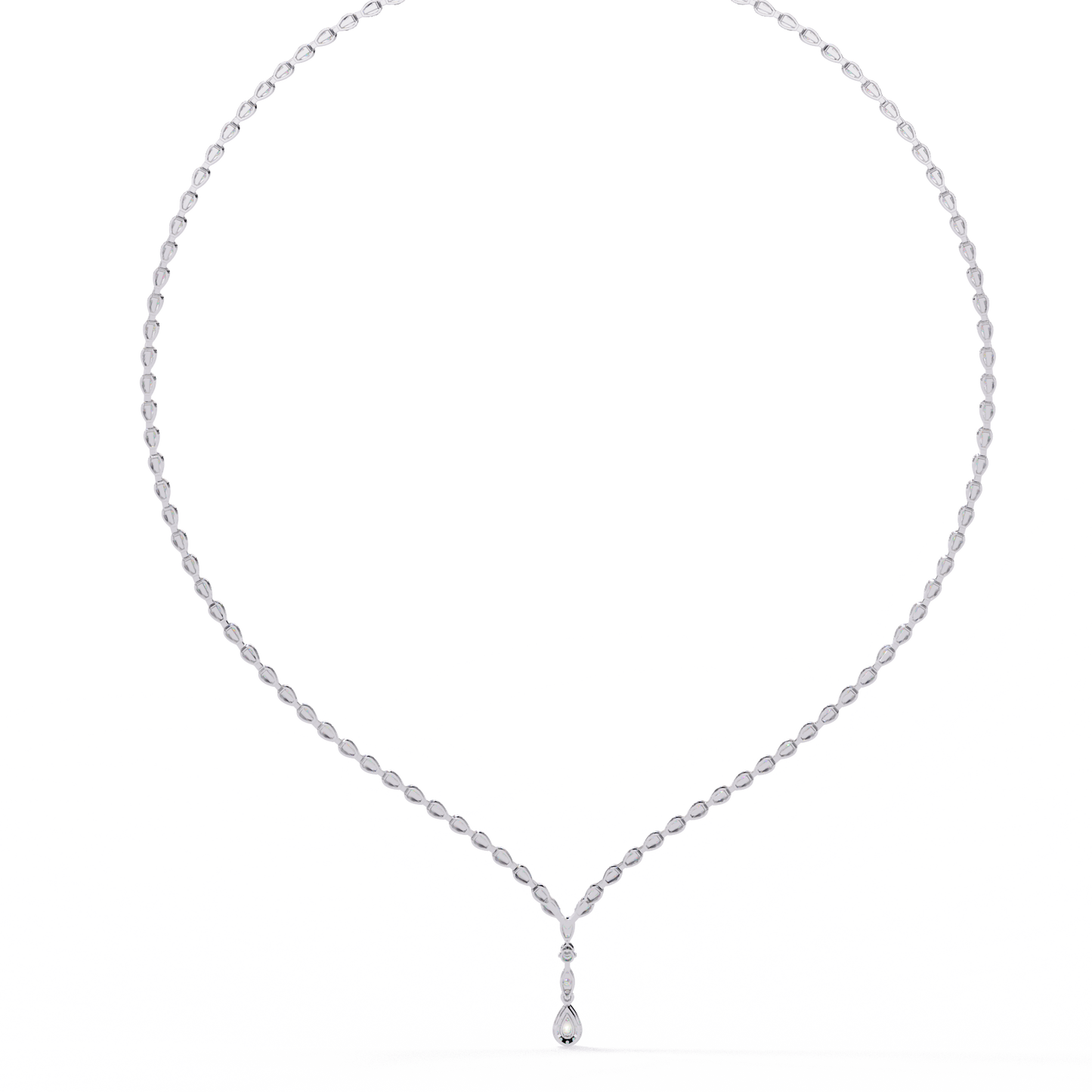 white gold / moissanite, white gold / lab grown