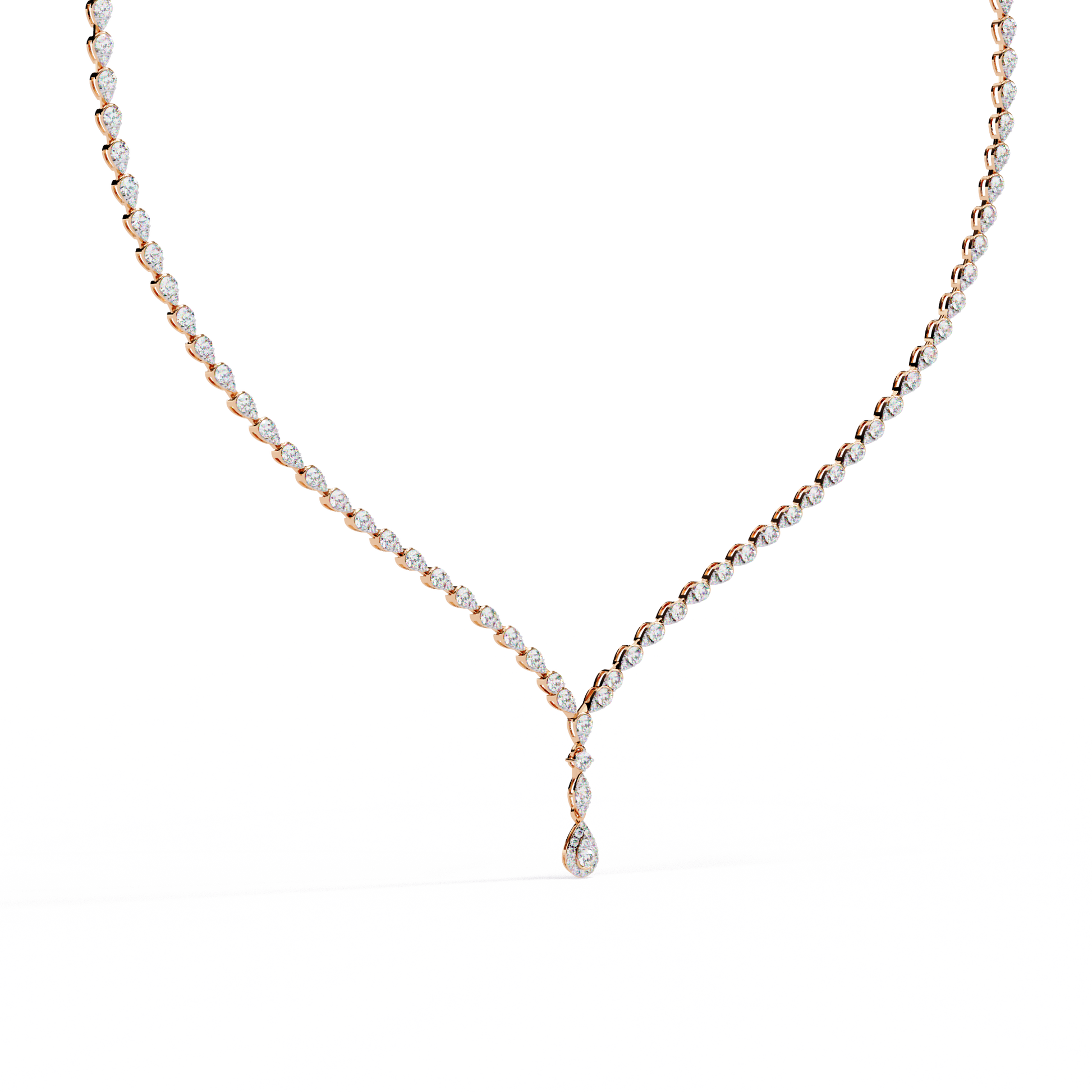 Rose Gold / Moissanite, Rose Gold / Lab Grown