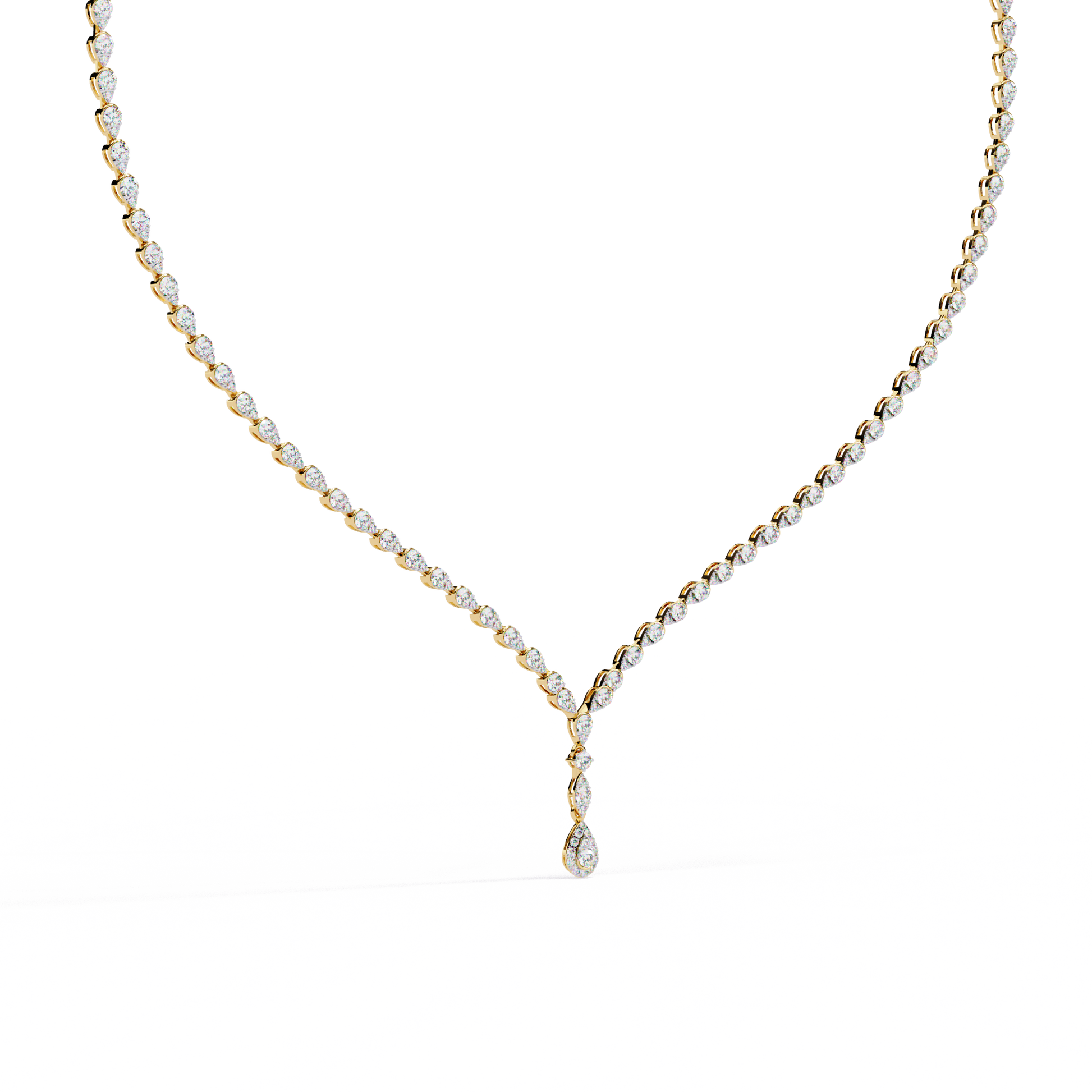 Yellow Gold / Moissanite, Yellow Gold / Lab Grown