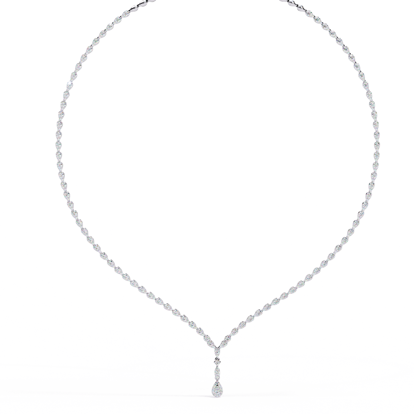 white gold / moissanite, white gold / lab grown