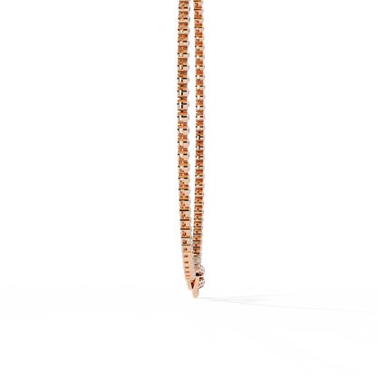 Rose Gold / Moissanite, Rose Gold / Lab Grown