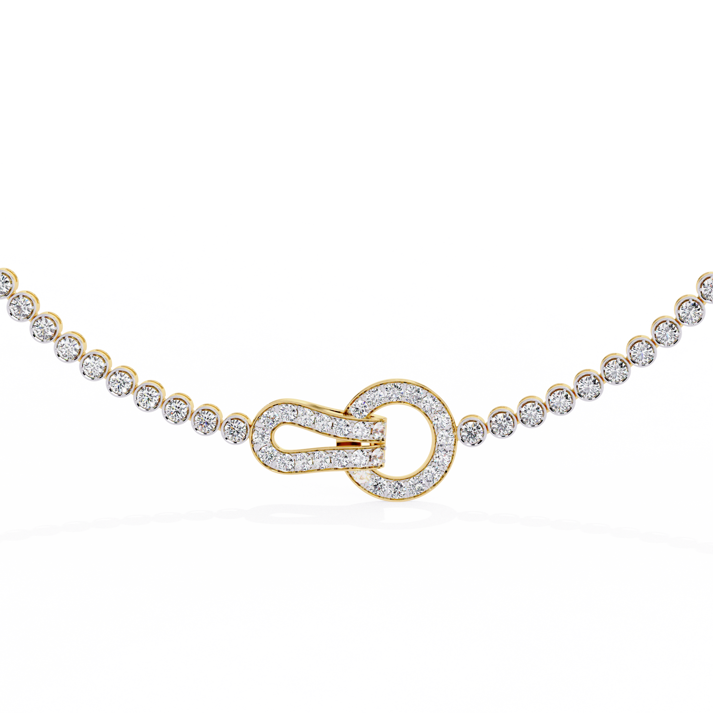 yellow gold / moissanite, yellow gold / lab grown