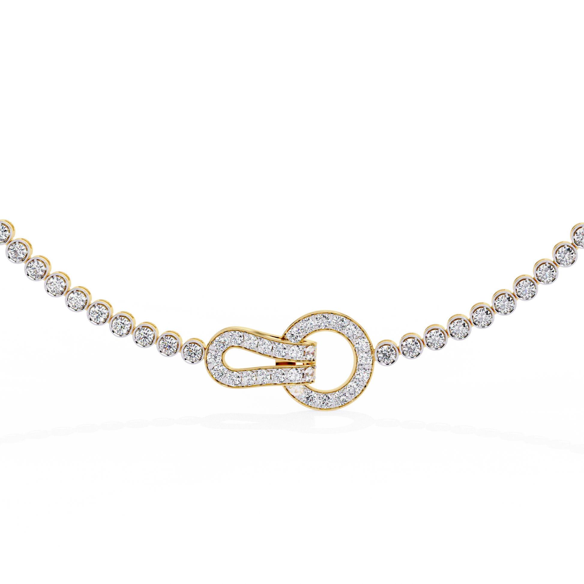 Yellow Gold / Moissanite, Yellow Gold / Lab Grown