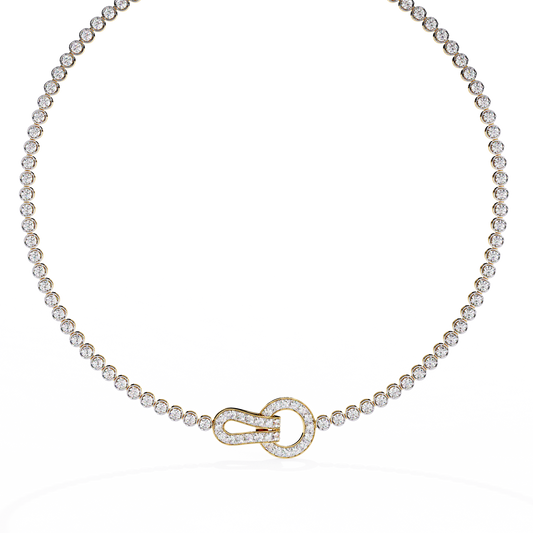 Yellow Gold / Moissanite, Yellow Gold / Lab Grown