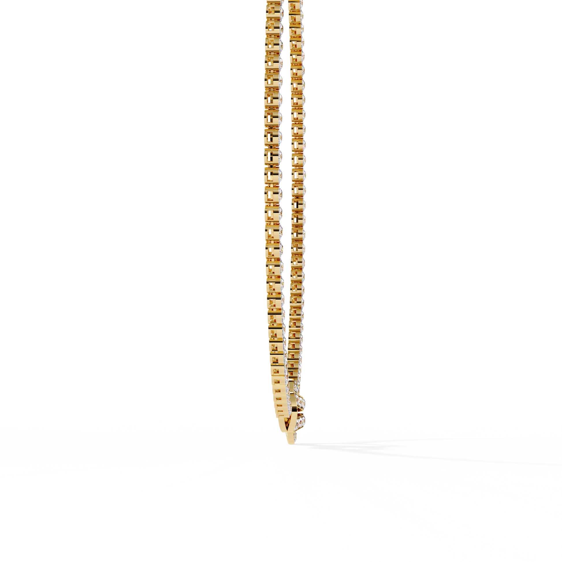 Yellow Gold / Moissanite, Yellow Gold / Lab Grown