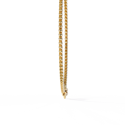 Yellow Gold / Moissanite, Yellow Gold / Lab Grown