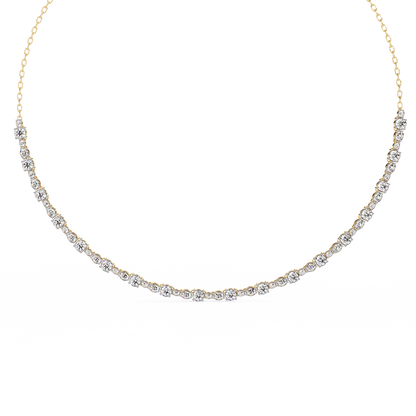 Yellow Gold / Moissanite, Yellow Gold / Lab Grown