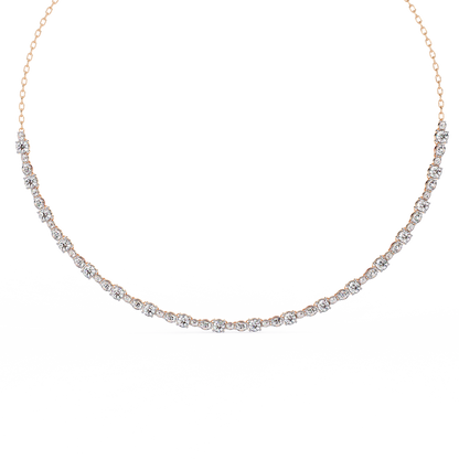 Rose Gold / Moissanite, Rose Gold / Lab Grown