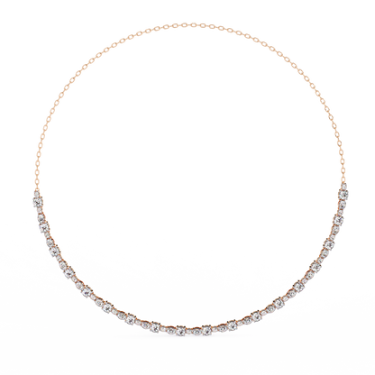 Rose Gold / Moissanite, Rose Gold / Lab Grown